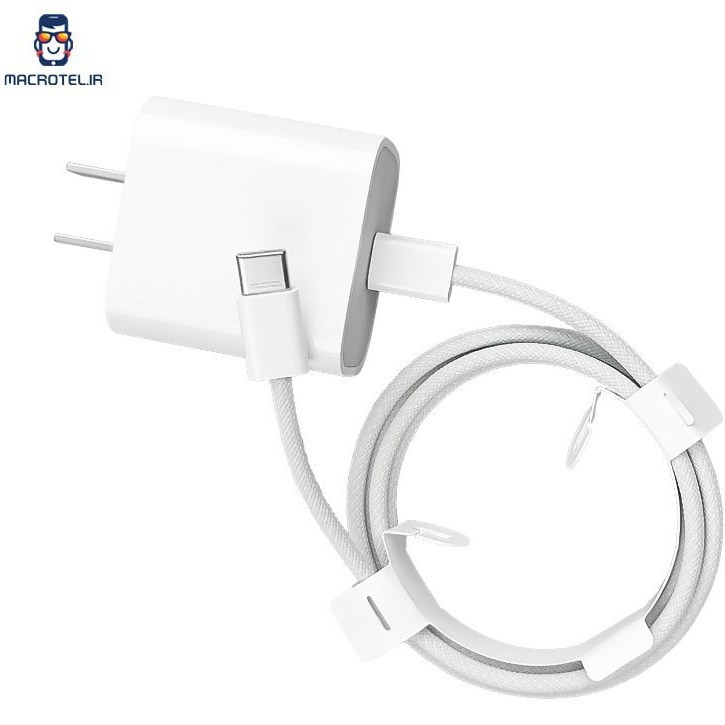 کابل شارژ اپل مناسب آیفون ۱۶ اورجینال دو سر تایپ سی