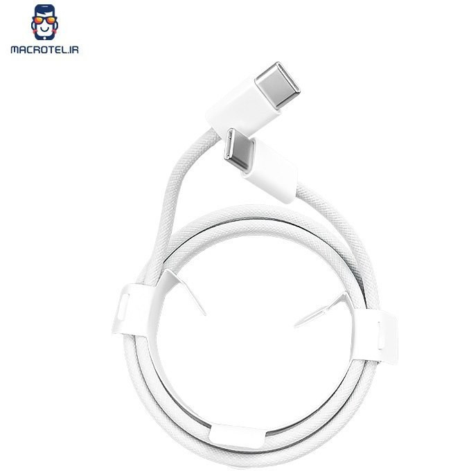 کابل شارژ اپل مناسب آیفون ۱۶ اورجینال دو سر تایپ سی
