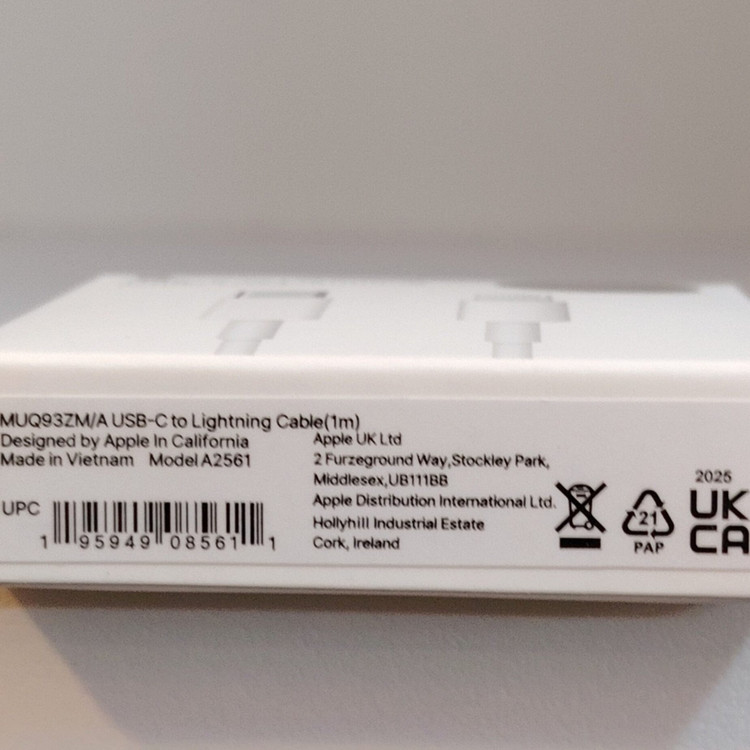 کابل USB-C به Lightning اپل مدل MUQ93ZM/A (C94) اورجینال - 1 متر