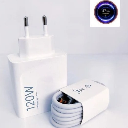 شارژر دیواری 120 وات شیائومی اورجینال مدل MDY-12-EF به همراه کابل USB-C