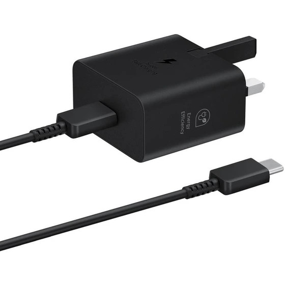 شارژر سامسونگ مدل EP-T2510 توان 25 وات سه پین همراه کابل اصل