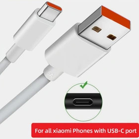 کابل شارژ شیائومی Poco X6 Pro طول ۱ متر