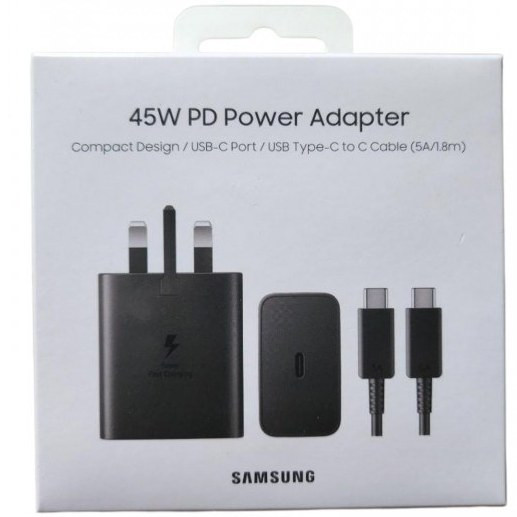 شارژر دیواری سامسونگ مدل EP-T4511 Low Standby توان 45 وات - اورجینال - سفید