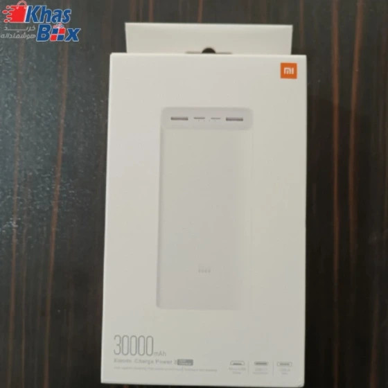 پاوربانک فست شیائومی مدل Redmi ظرفیت ۳۰ هزار فست شارژ با پورت تایپ سی و میکرو