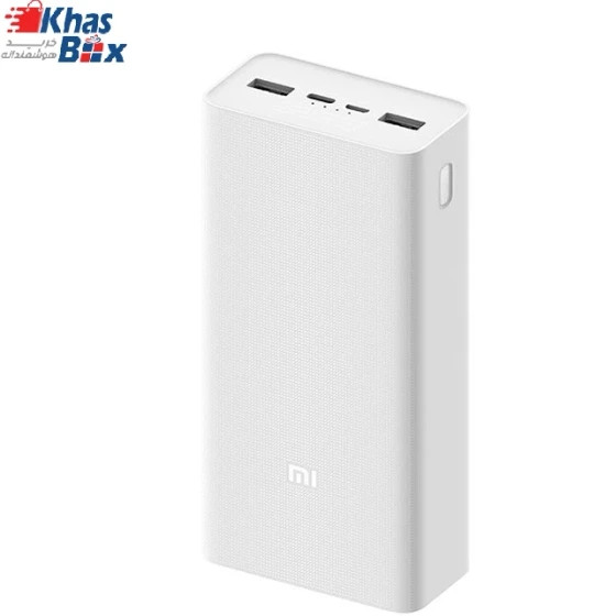پاوربانک فست شیائومی مدل Redmi ظرفیت ۳۰ هزار فست شارژ با پورت تایپ سی و میکرو