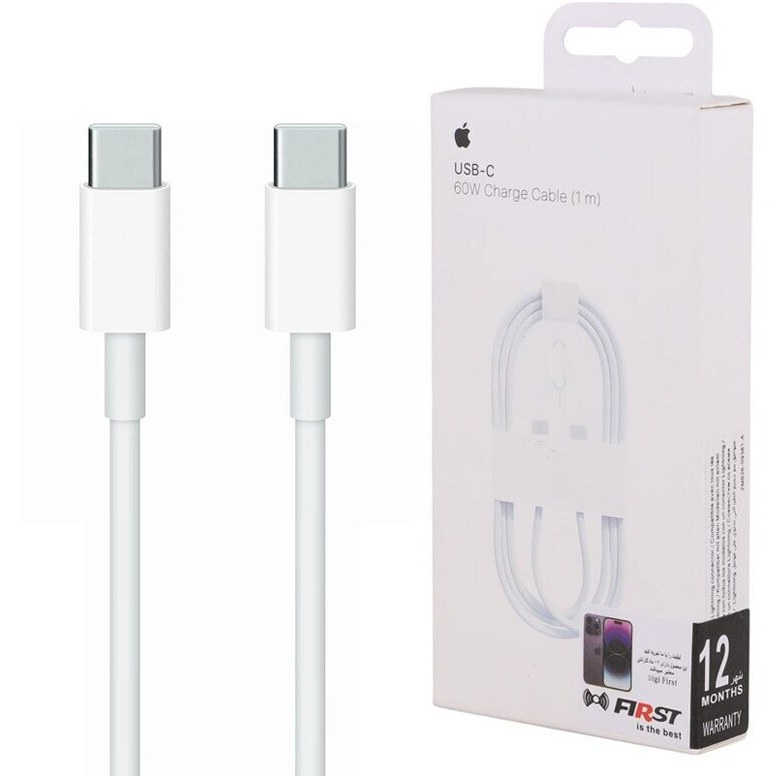 کابل شارژ دوسر تایپ سی اپل مدل Iphone 16 اورجینال