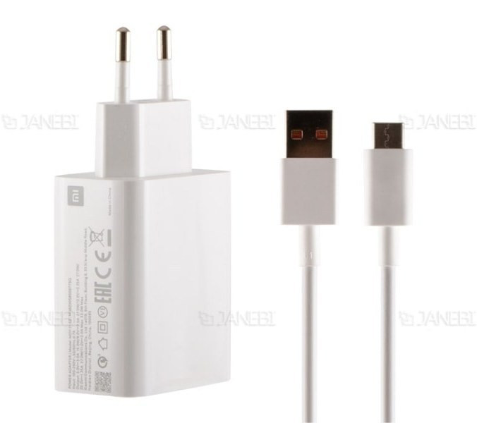 شارژر شیائومی مدل MDY-11-EZ توان 33 وات دو پین همراه کابل