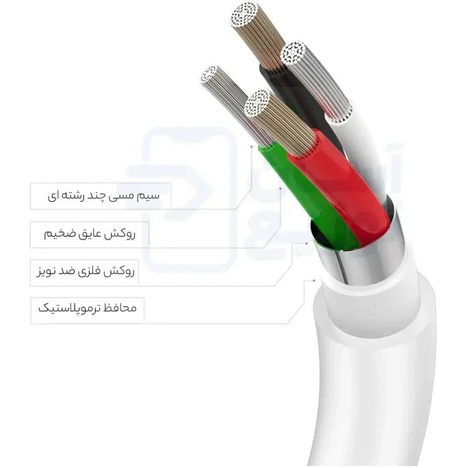 کابل شارژ اپل مدل USB-C به Lightning مناسب آیفون ۱۳ و ۱۴