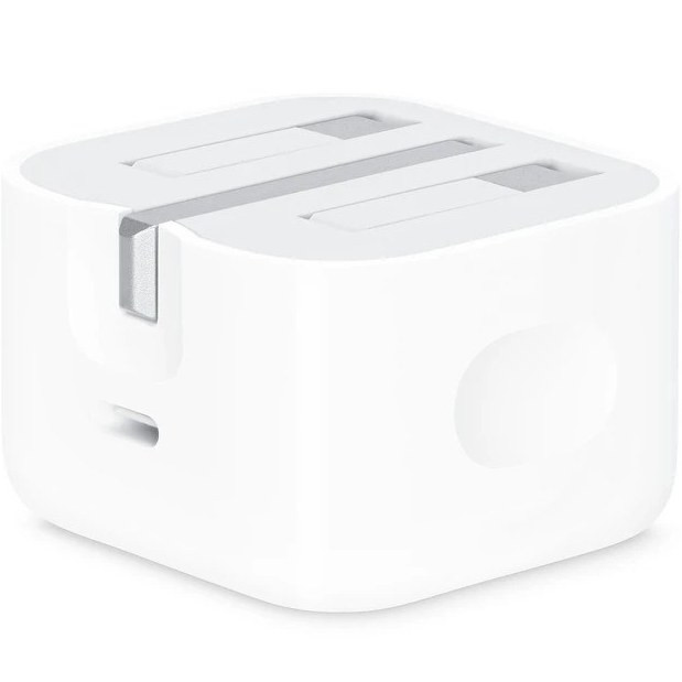 کلگی شارژر 20 وات سه شاخه اروپایی اپل (Apple) A2344 اصلی