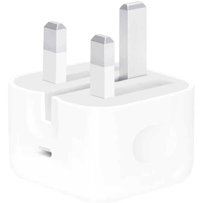 کلگی شارژر 20 وات سه شاخه اروپایی اپل (Apple) A2344 اصلی