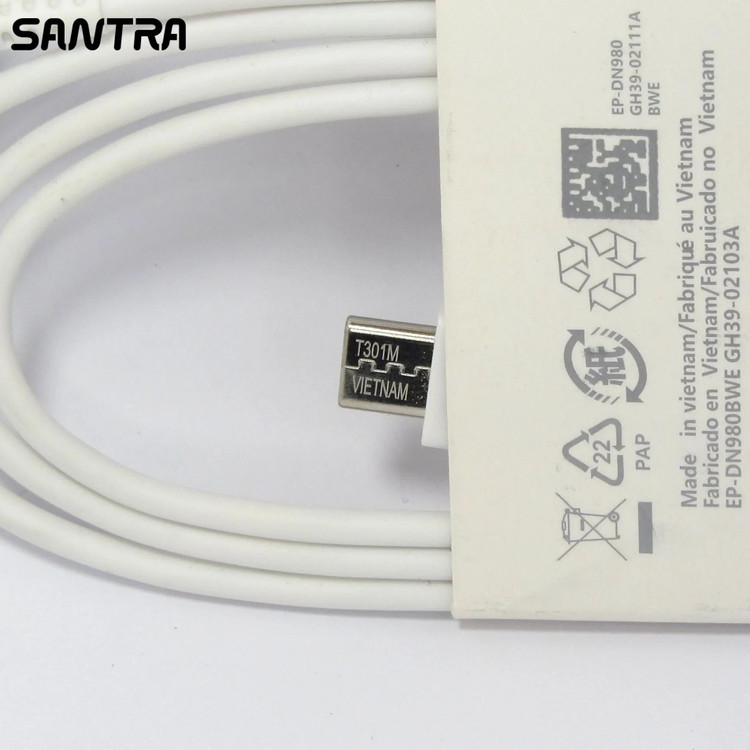 کابل دو سر Type-C سامسونگ اورجینال فست شارژ
