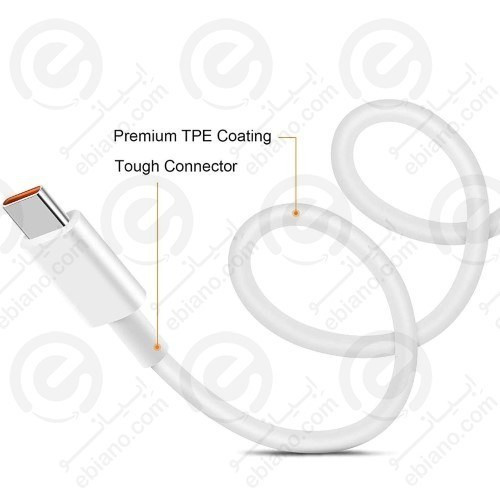کابل شارژ شیائومی ۳۳ وات طول ۱ متر