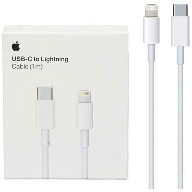 کابل اورجینال تبدیل USB-C به لایتنینگ اپل طول 1 متر