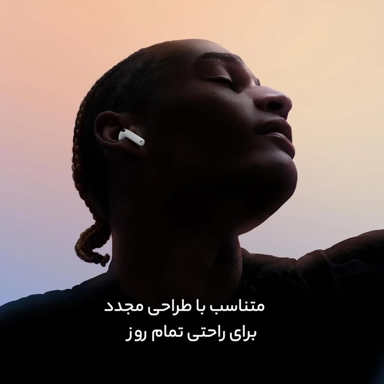 هدفون بی سیم اپل مدل Airpods 4 با ANC و نمایش پاپآپ