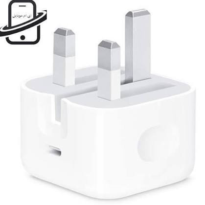 آداپتور شارژر آیفون USB-C تایپ سی اپل 20 وات اصل - شارژر بدون کابل